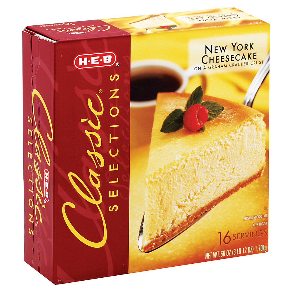 Calories in H-E-B Classic Selections New York Cheesecake, 60 oz