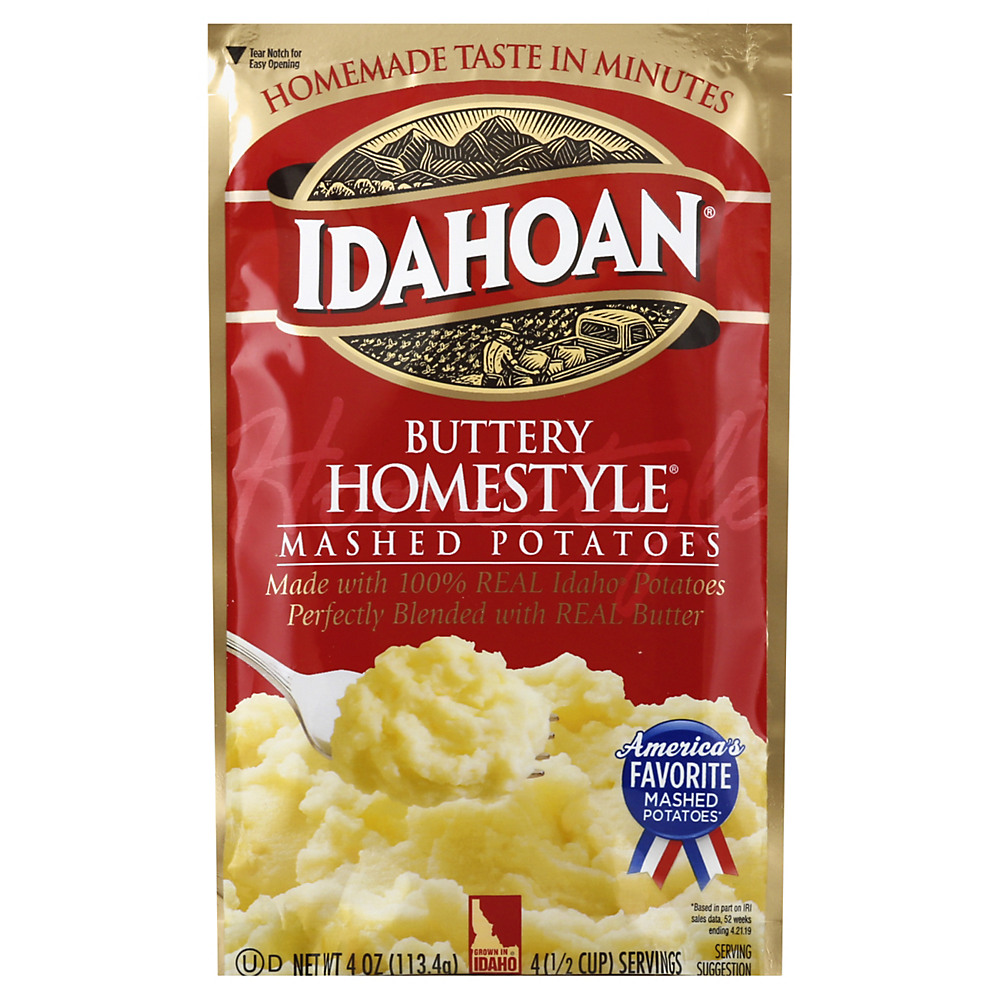 Calories in Idahoan Buttery Homestyle Mashed Potatoes, 4 oz