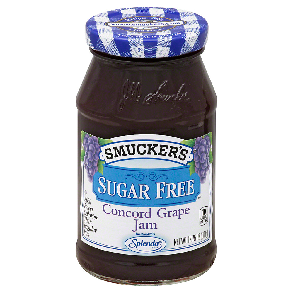 Calories in Smucker's Sugar Free Concord Grape Jam, 12.75 oz