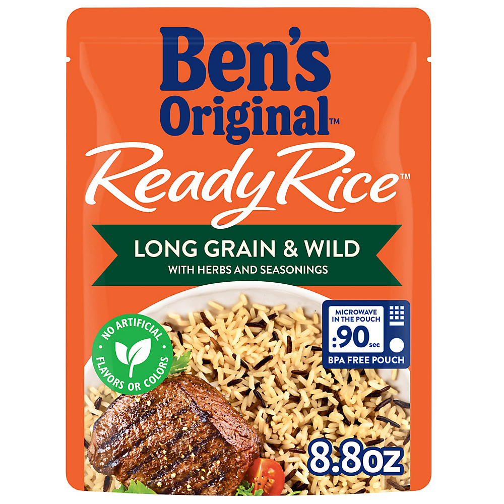Calories in Uncle Ben's Long Grain and Wild Ready Rice, 8.8 oz