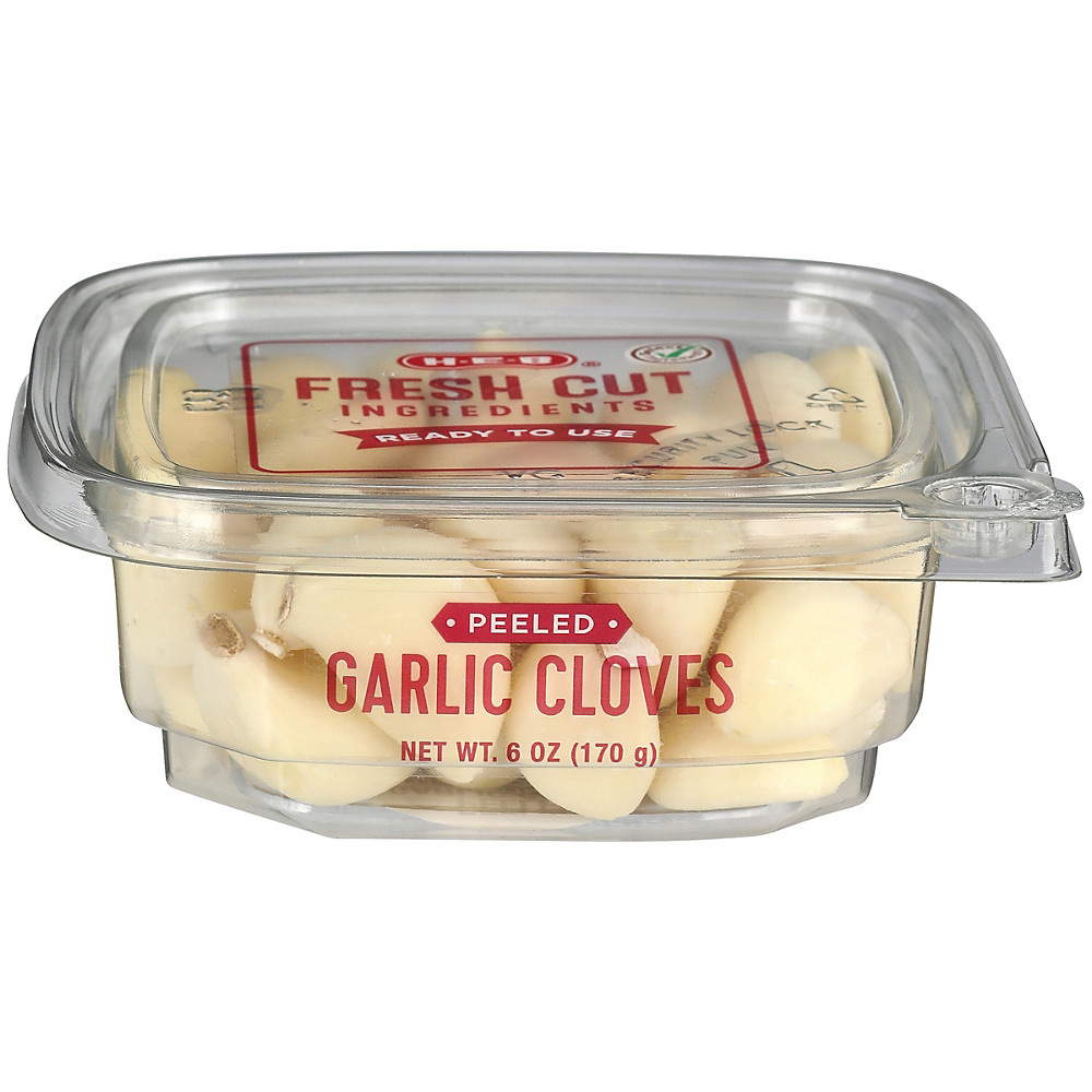 Calories in H-E-B Peeled Garlic Cloves, 6 oz
