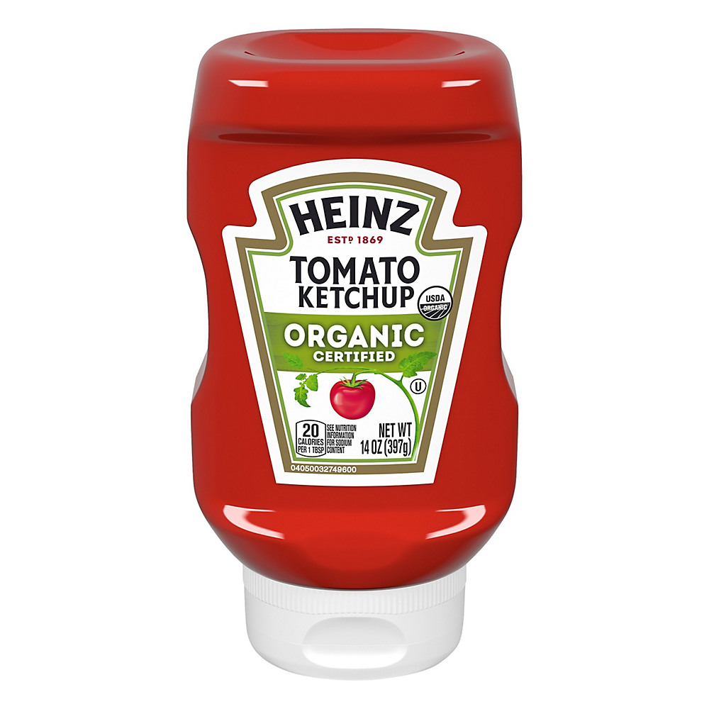 Calories in Heinz Organic Ketchup, 14 oz