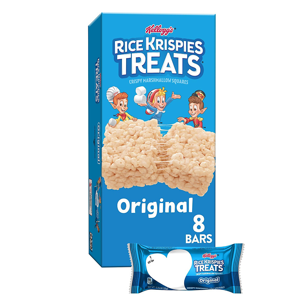Calories in Kellogg's Rice Krispies Treats Crispy Marshmallow Squares, 8 ct, 6.2 oz