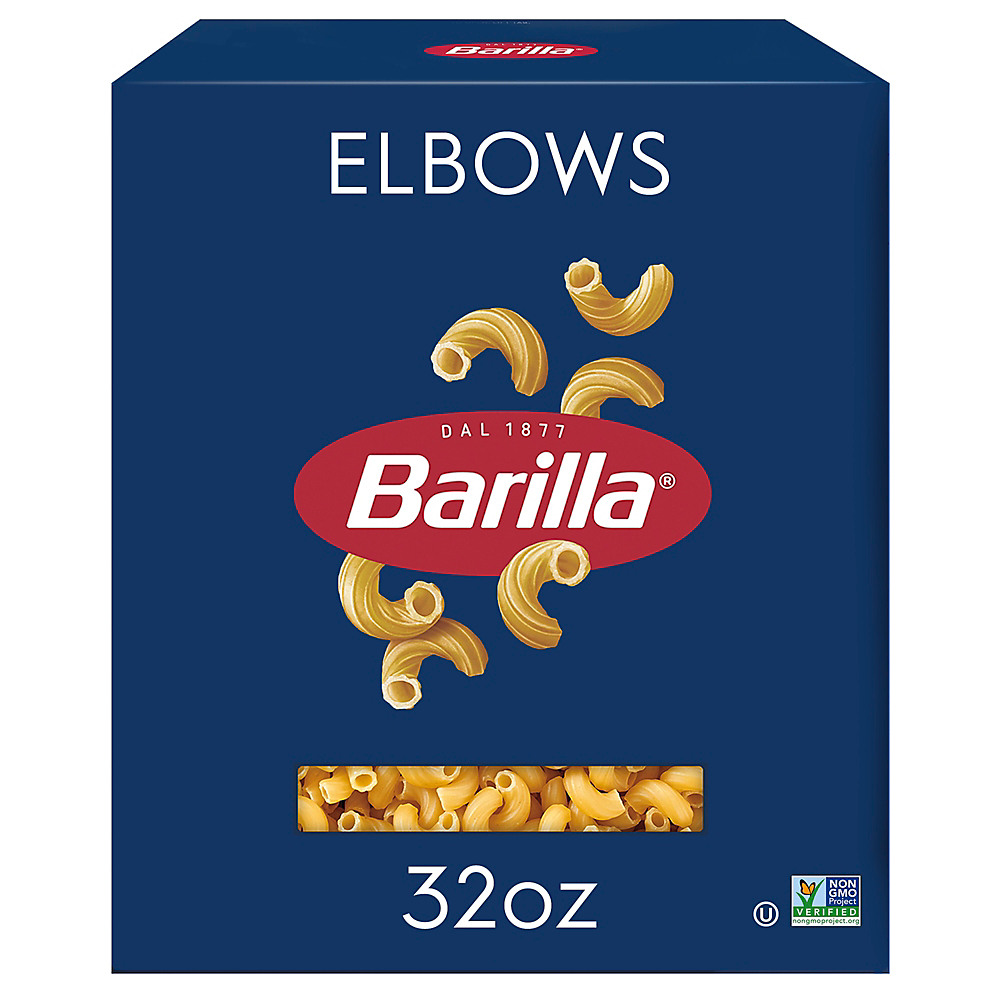 Calories in Barilla Classic Blue Box Pasta Elbows, 32 oz