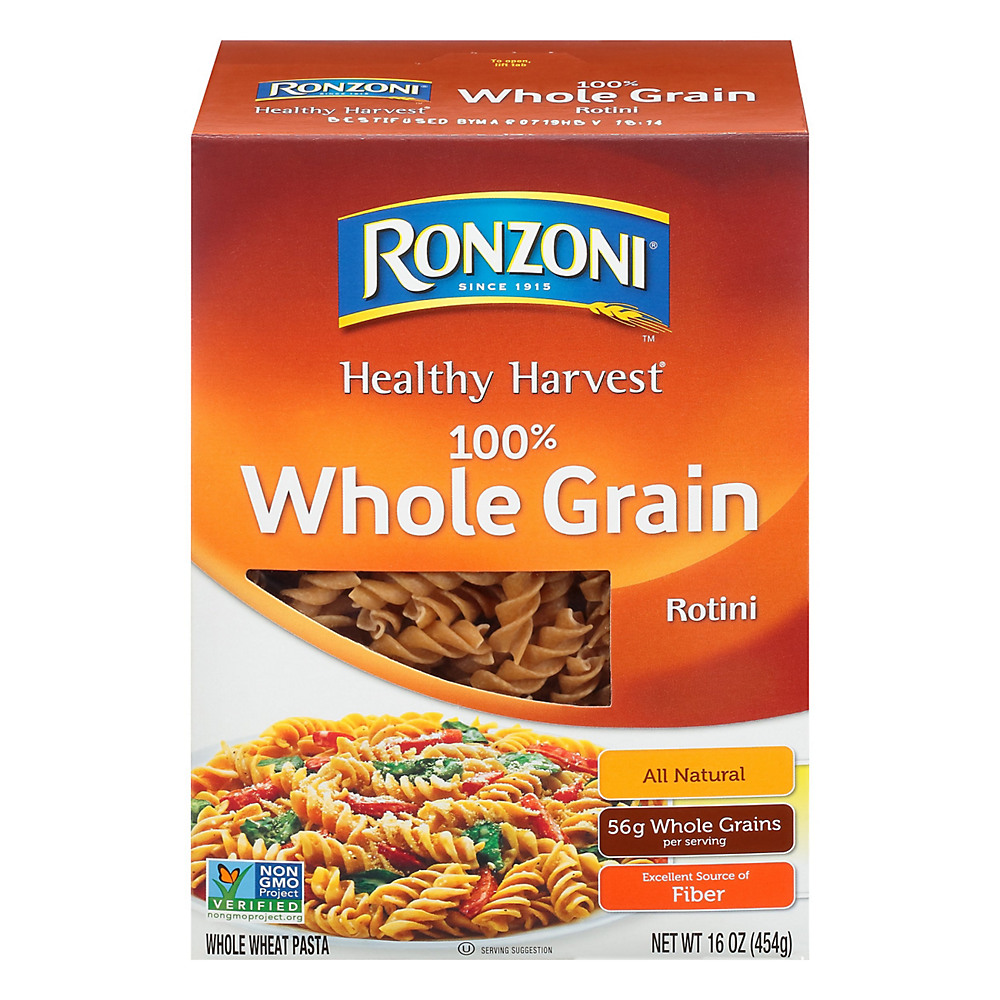 Calories in Ronzoni Healthy Harvest Whole Wheat Rotini, 16 oz