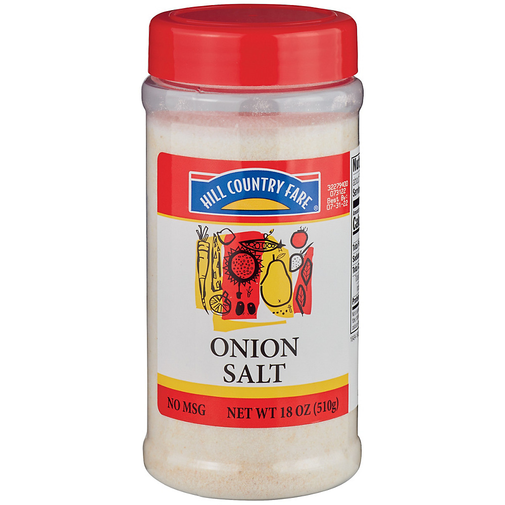 Calories in Hill Country Fare Onion Salt, 18 oz
