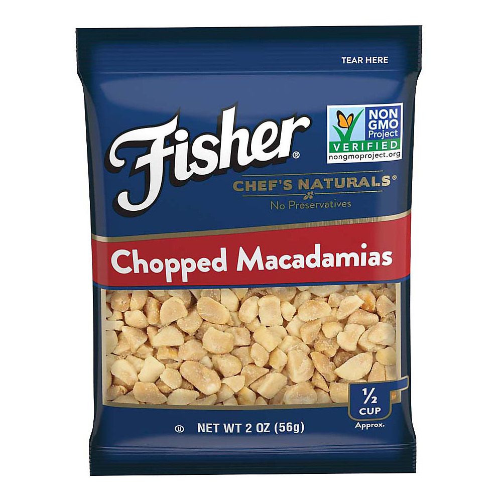 Calories in Fisher Chopped Macadamias, 2 oz