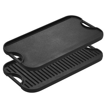 Lodge Cast Iron Reversible Griddle Grill, 20 in