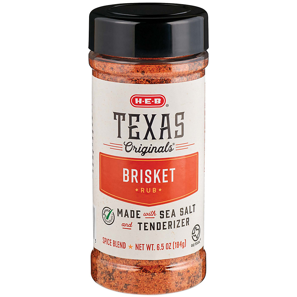 Calories in H-E-B Select Ingredients Texas Originals Brisket Rub Spice Blend, 6.5 oz