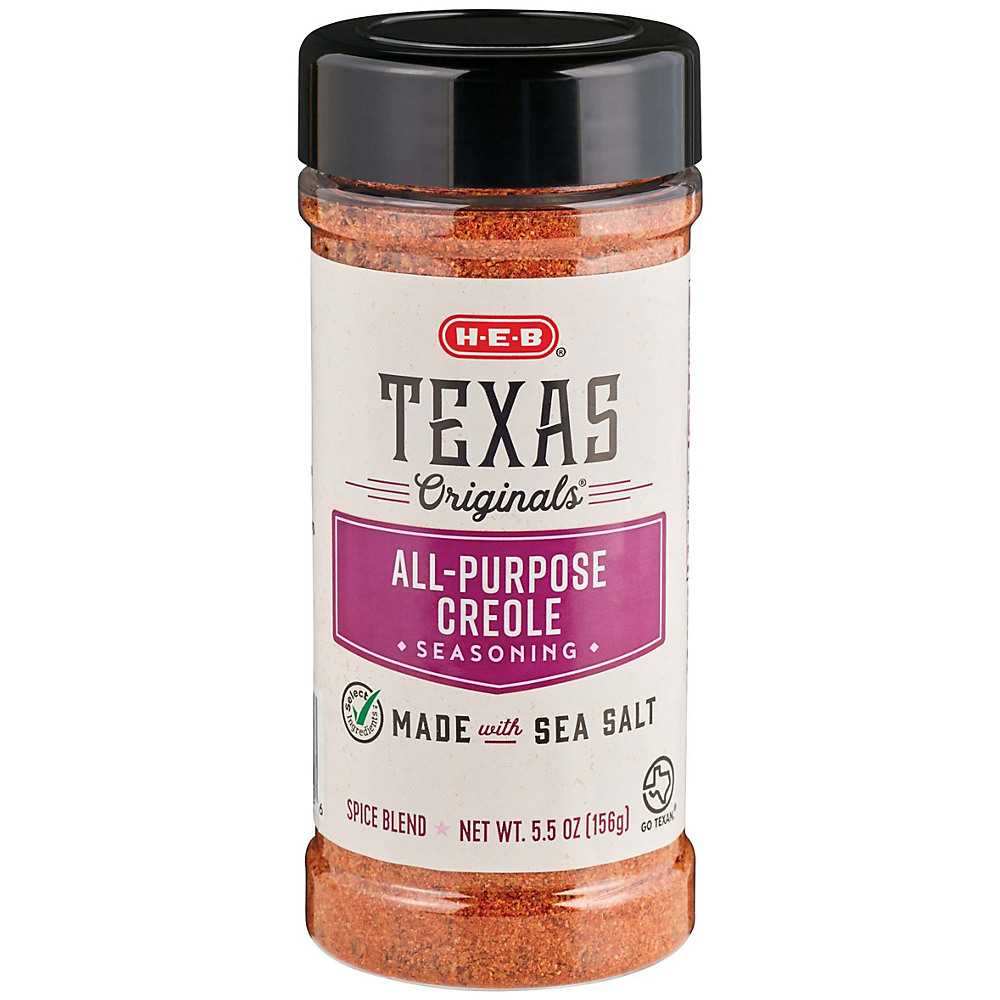 Calories in H-E-B Select Ingredients Texas Originals All-Purpose Creole Seasoning Spice Blend, 5.5 oz