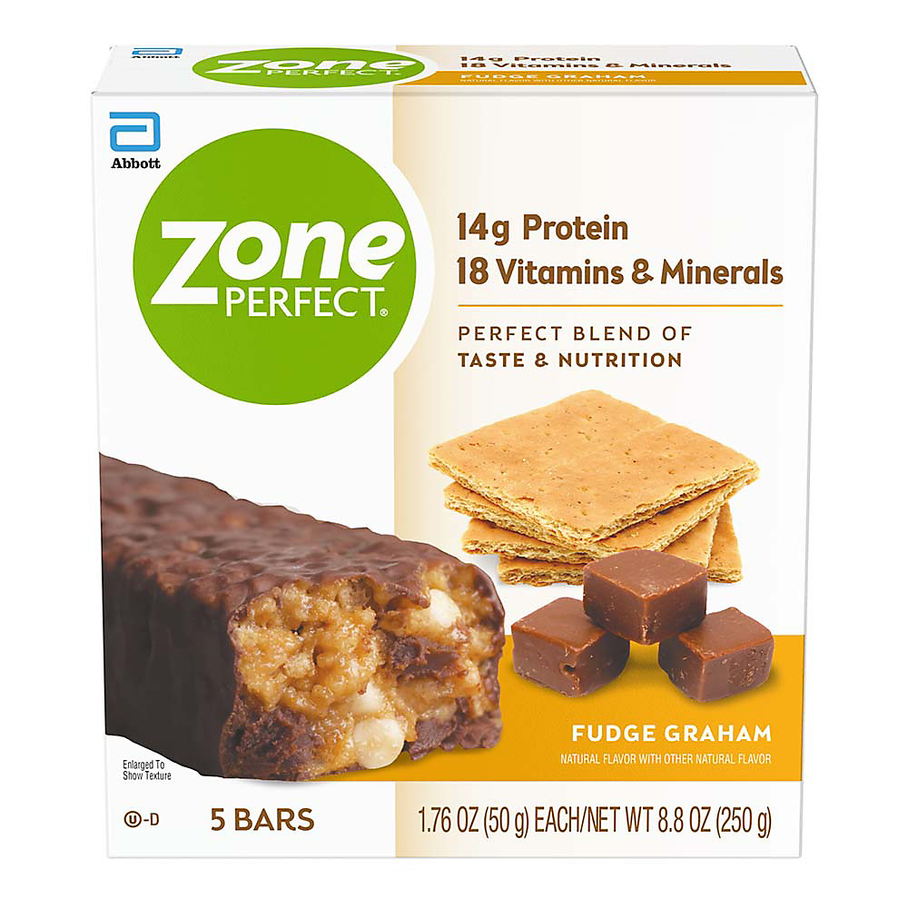 Calories in ZonePerfect Fudge Graham Protein Bars, 5 ct