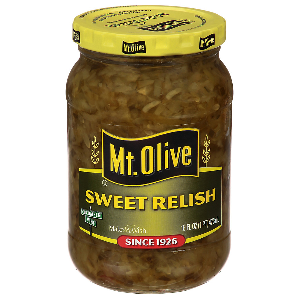 Calories in Mt. Olive Sweet Relish, 16 oz