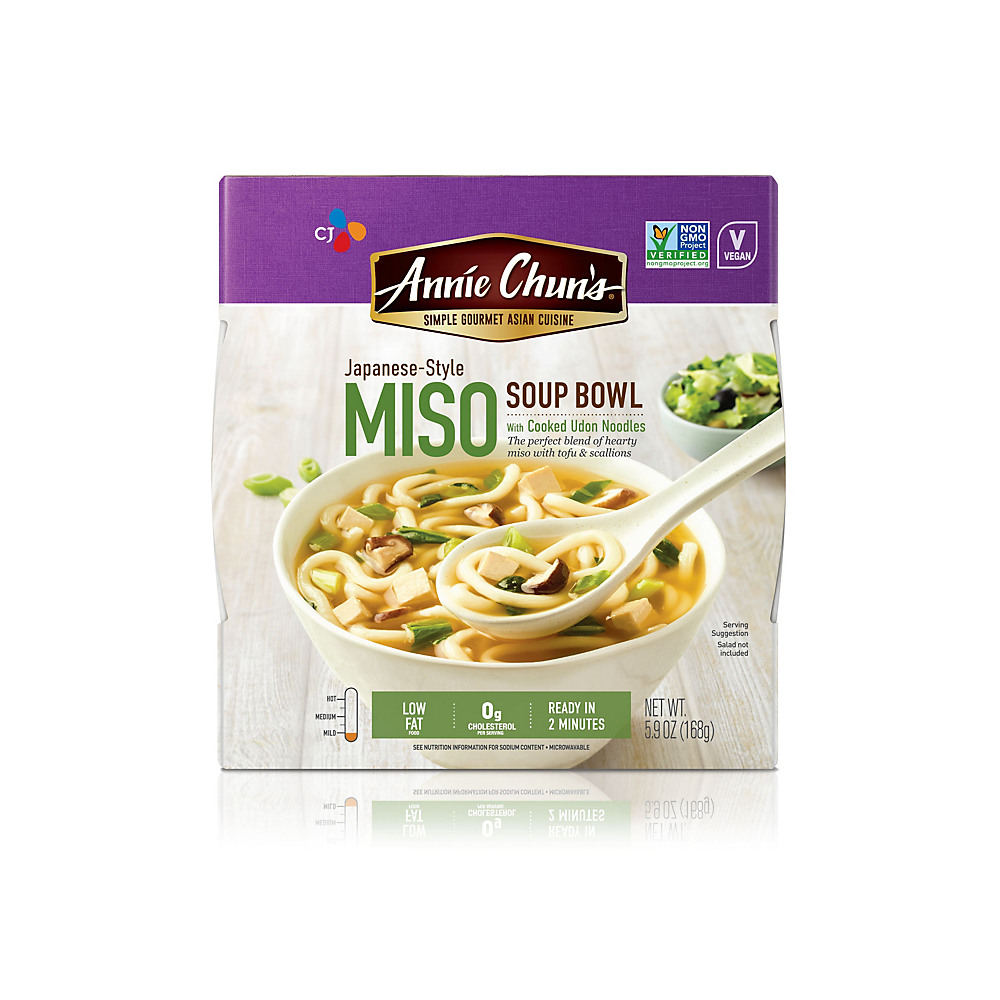 Calories in Annie Chun's Miso Soup Bowl, 5.9 oz