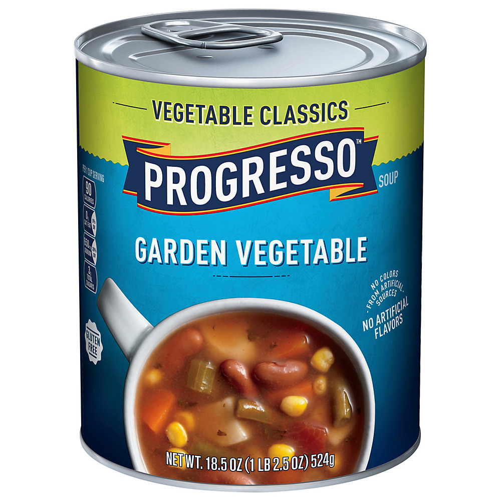 Calories in Progresso Vegetable Classics Garden Vegetable Soup, 18.5 oz