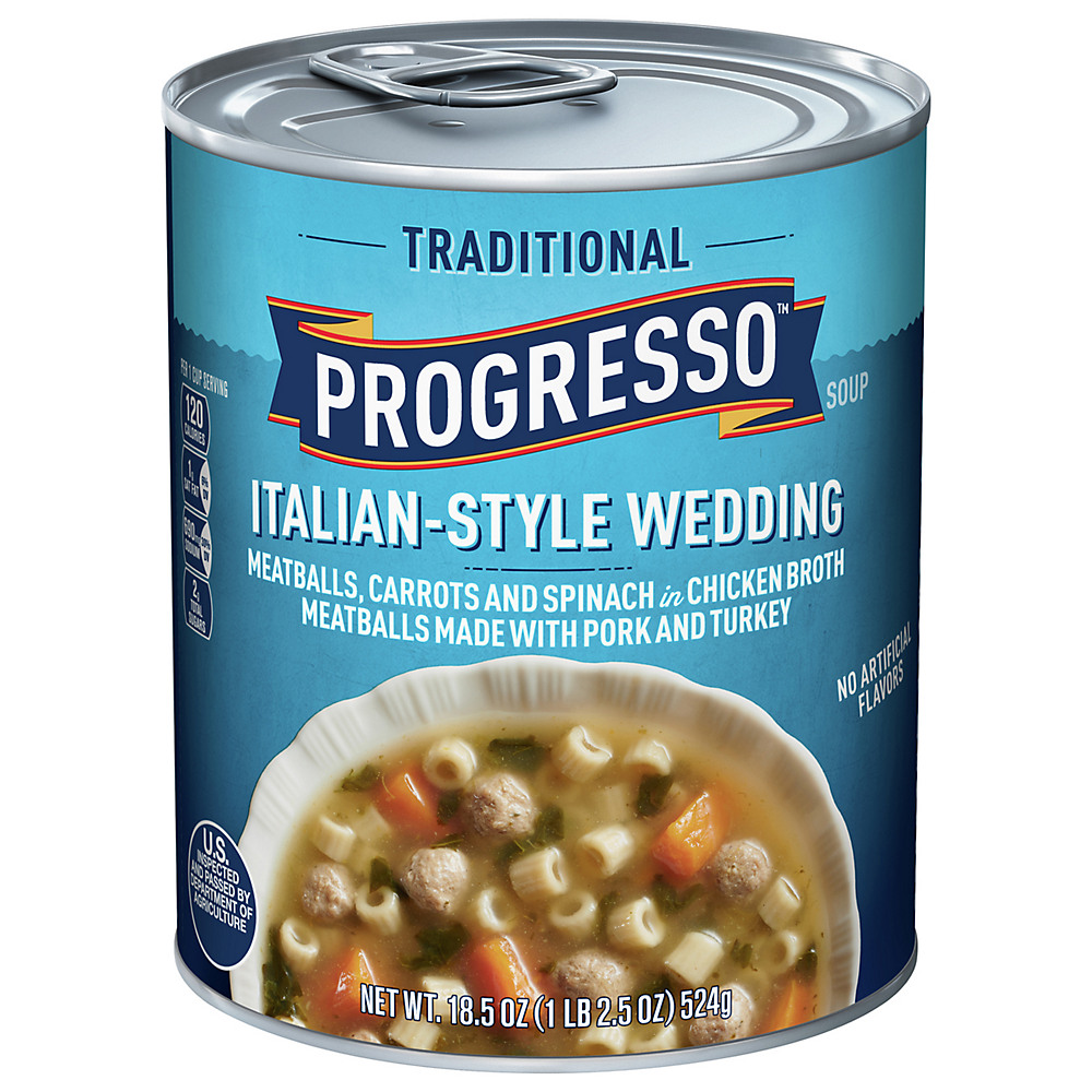 Calories in Progresso Traditional Italian-Style Wedding Soup, 18.5 oz