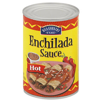 Hill Country Fare Hot Enchilada Sauce, 15 oz