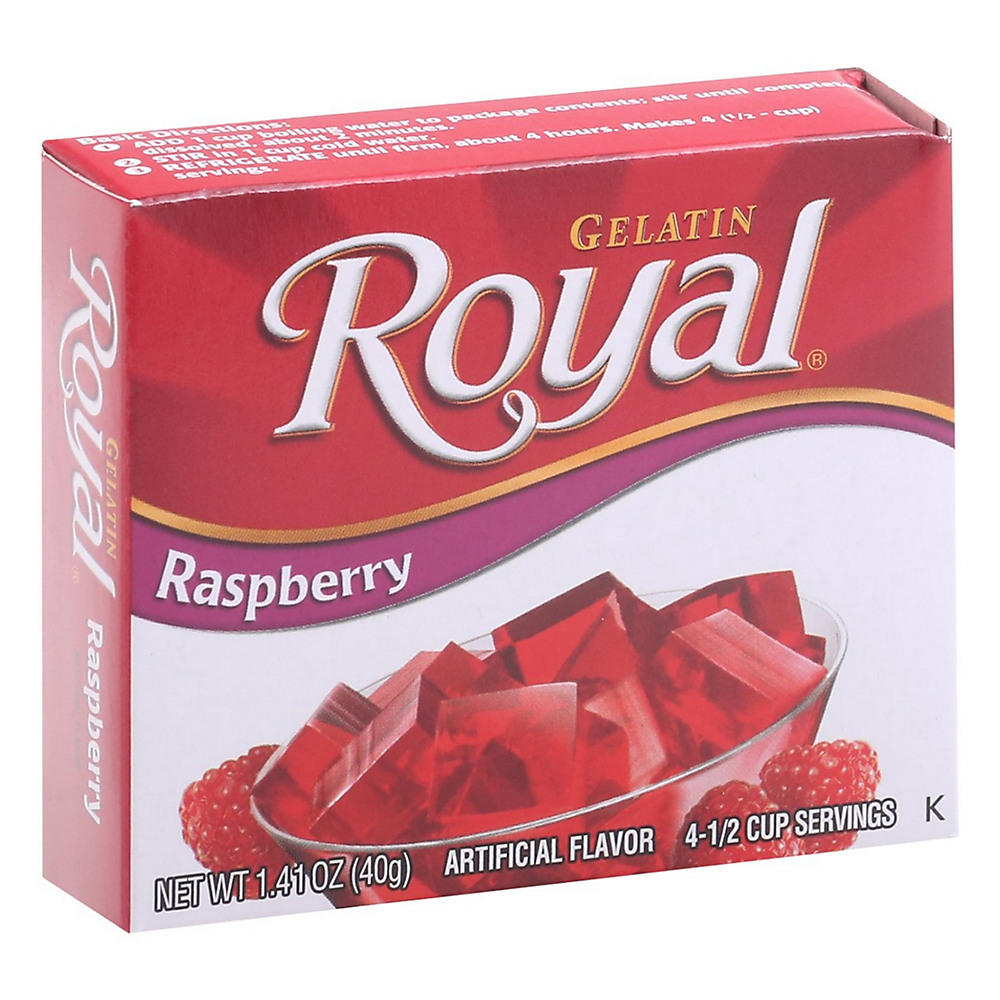Calories in Royal Raspberry Gelatin Mix, 1.4 oz