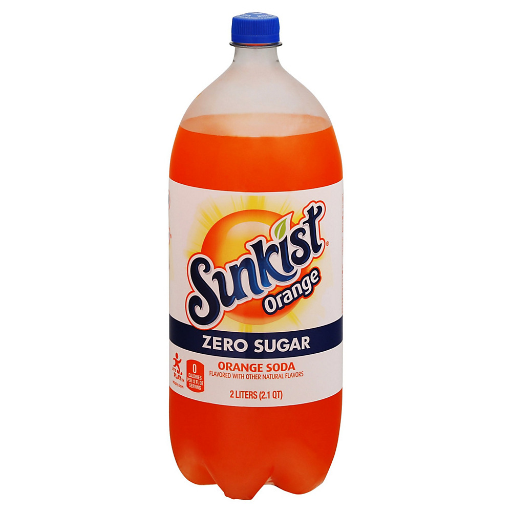 Calories in Sunkist Diet Orange Soda, 2 L