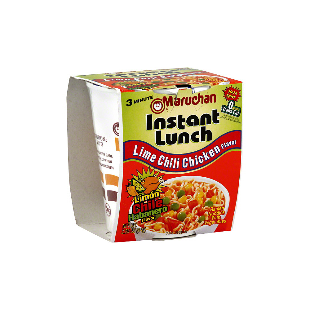 Calories in Maruchan Instant Lunch Lime Chili Chicken Flavor, 2.25 oz