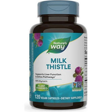 Nature's Way Milk Thistle Liver Function Capsules, 120 ct