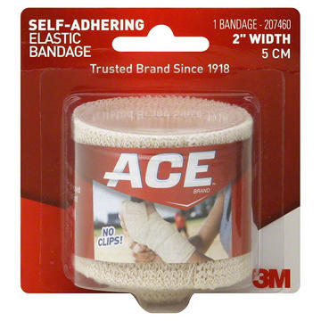 Ace 2 Inch Width Self-Adhering Elastic Bandage, EACH