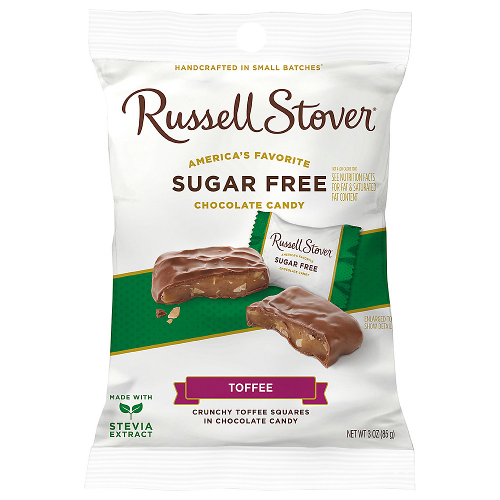 Calories in Russell Stover Sugar Free Toffee Squares, 3 oz