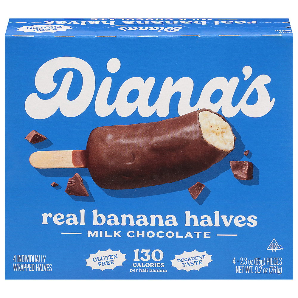 Calories in Diana's Bananas Milk Chocolate Banana Babies, 5 CT