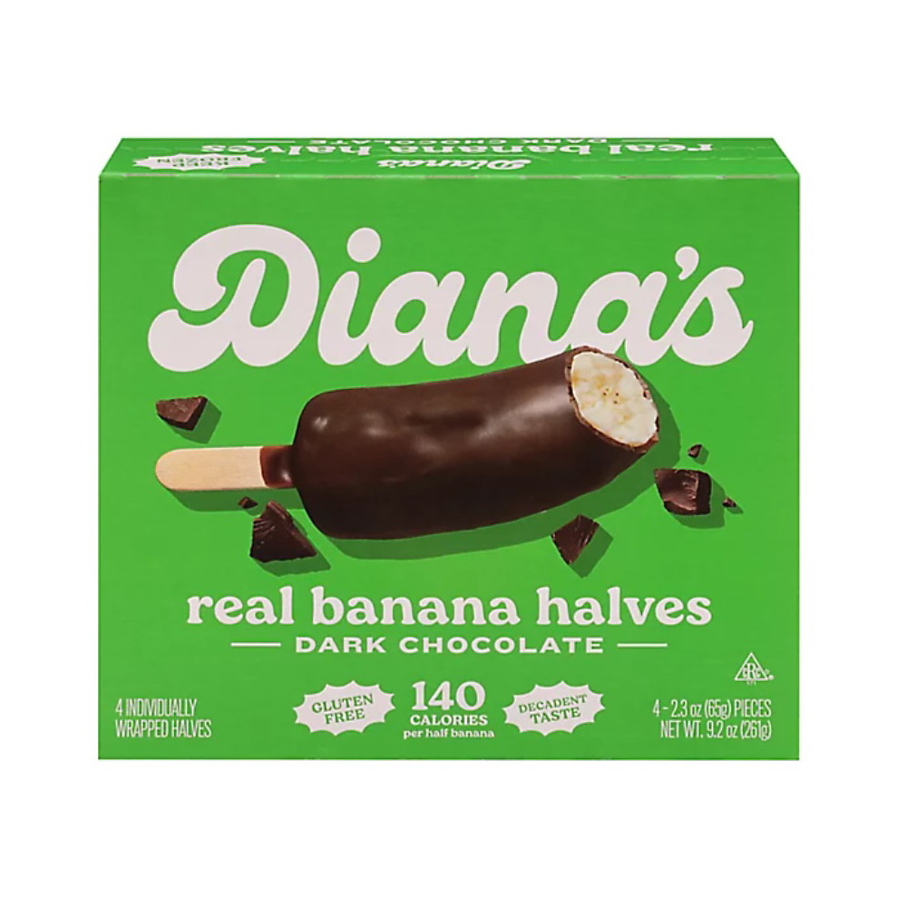 Calories in Diana's Bananas Dark Chocolate Banana Babies, 5 ct