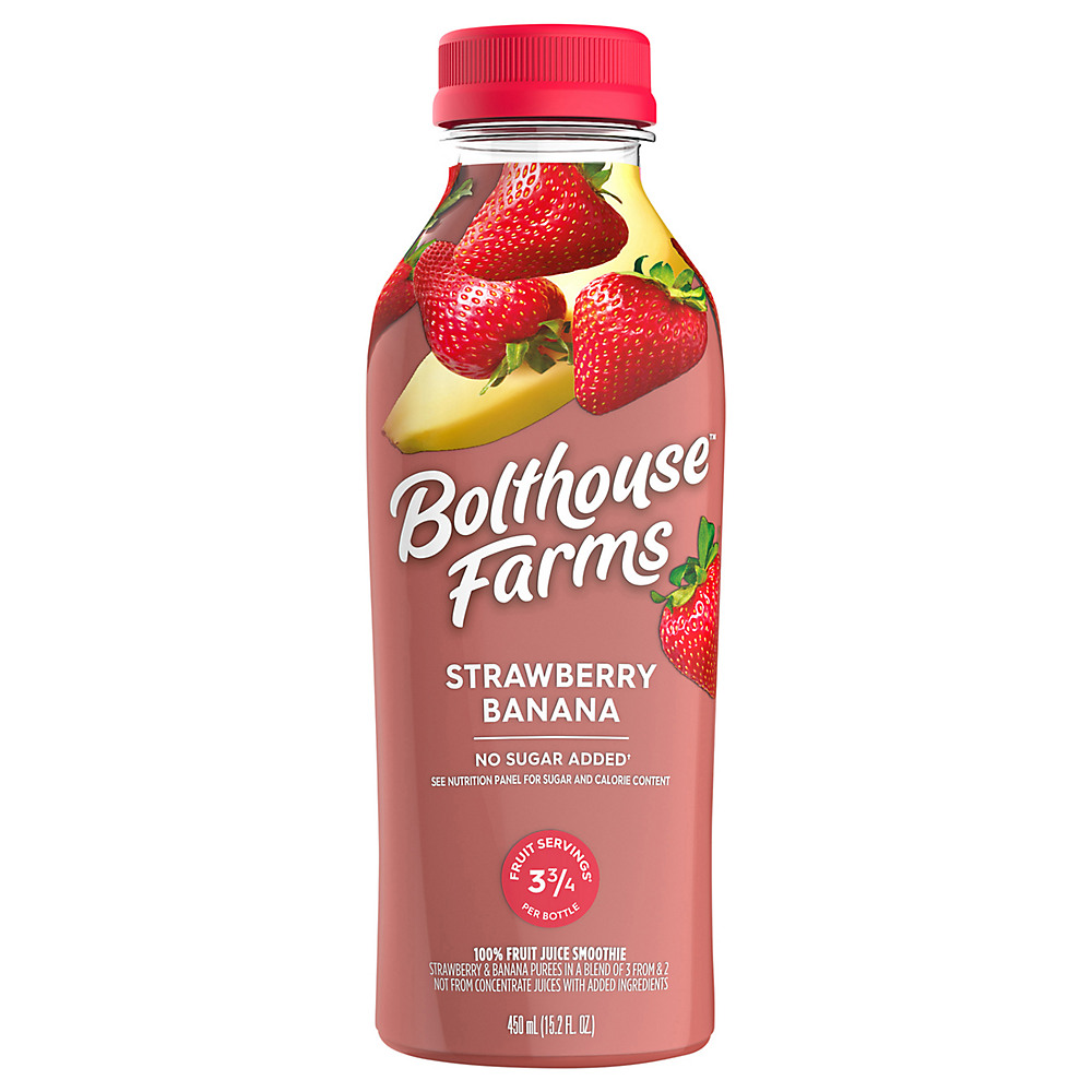 Calories in Bolthouse Farms Strawberry Banana  Smoothie, 15.2 oz