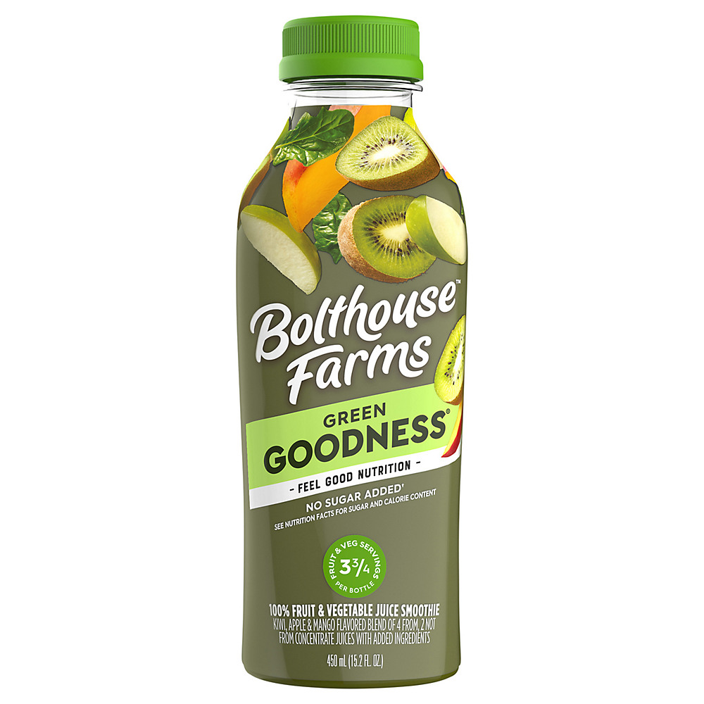 Calories in Bolthouse Farms Green Goodness Smoothie, 15.2 oz