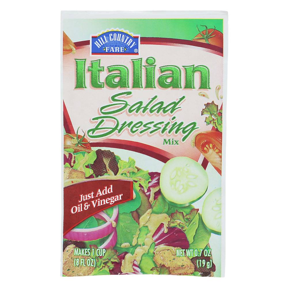 Calories in Hill Country Fare Italian Salad Dressing Mix, .7 oz