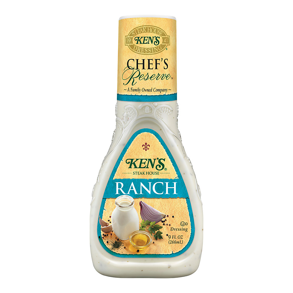 Calories in Ken's Steak House Chef's Reserve Ranch Dressing, 9 oz