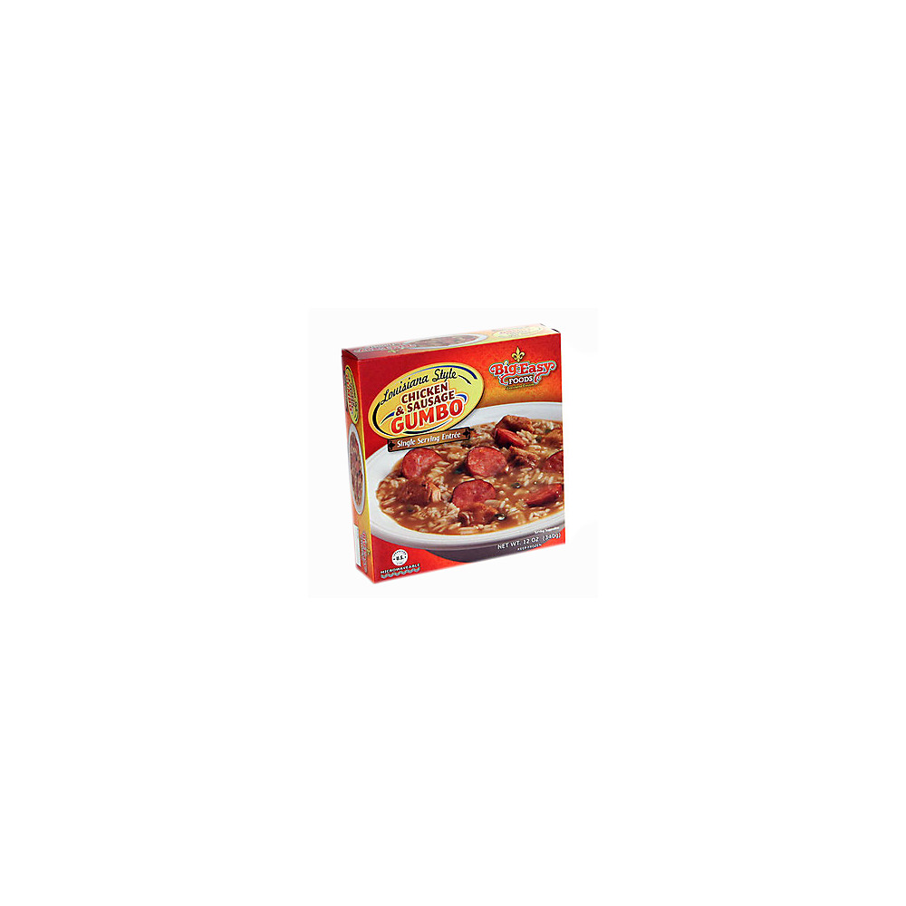 Calories in Big Easy Foods Louisiana Style Chicken and Sausage Gumbo, 12 oz