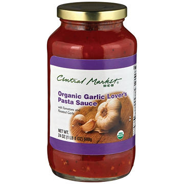 Central Market Organic Garlic Lover's Pasta Sauce, 24 oz