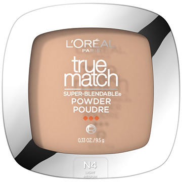 L'Oréal Paris True Match Super-Blendable Oil Free Makeup Powder Buff Beige, 0.33 oz