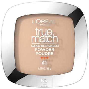 L'Oréal Paris True Match Super-Blendable Oil Free Makeup Powder Natural Buff, 0.33 oz