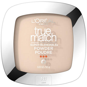 L'Oréal Paris True Match Super-Blendable Oil Free Makeup Powder Soft Ivory, 0.33 oz