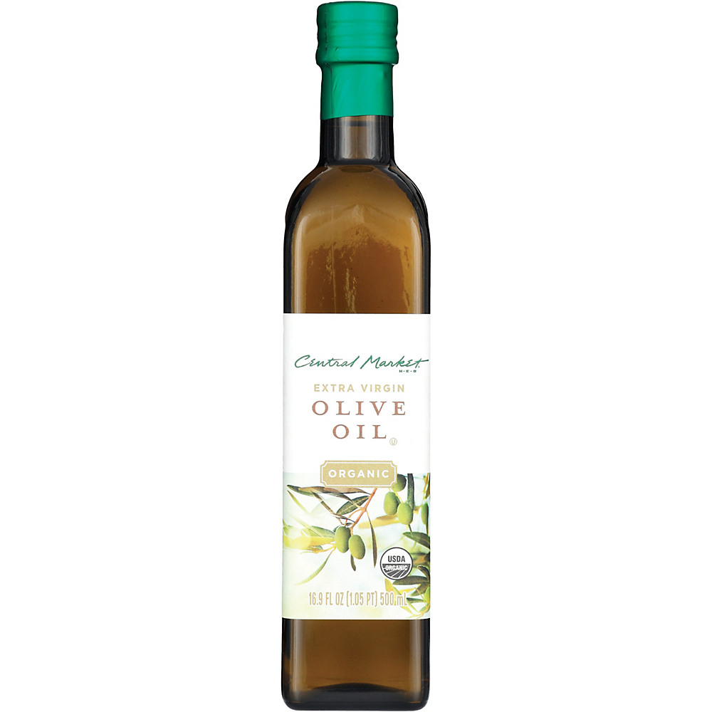 Calories in Central Market Organics Extra Virgin Olive Oil, 16.9 oz