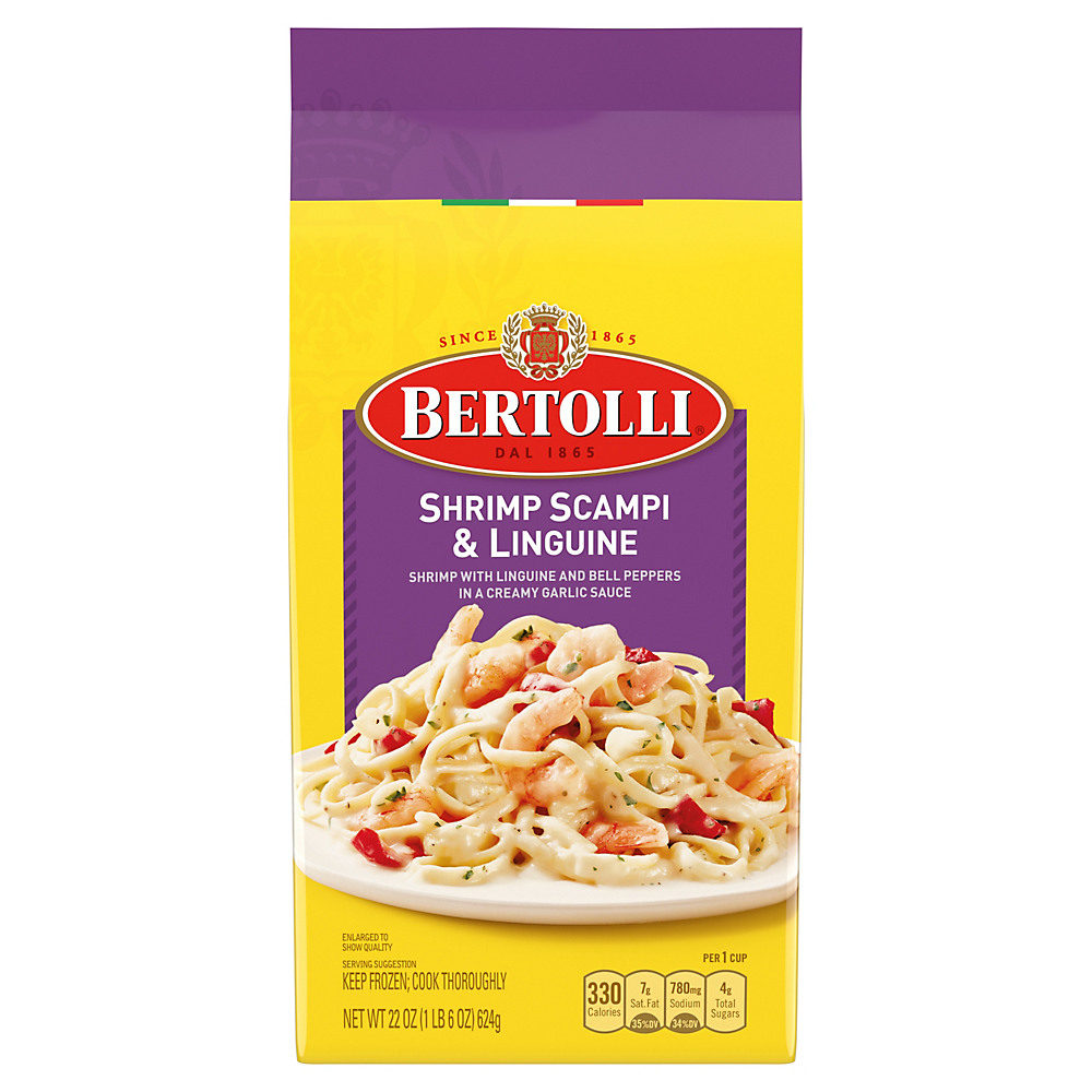 Calories in Bertolli Skillet Dinner Shrimp Scampi & Linguini, 22 oz