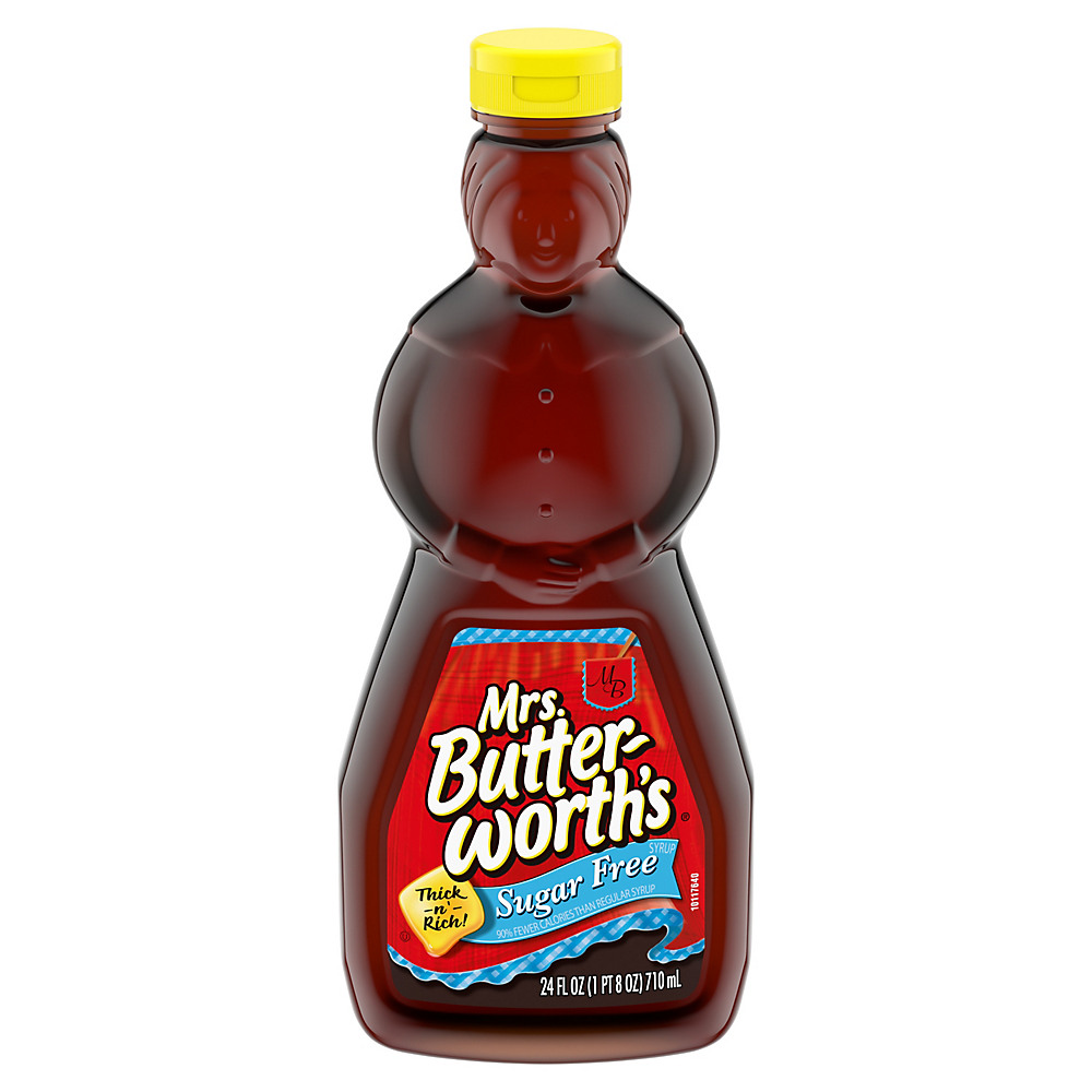 Calories in Mrs. Butterworth's Sugar Free Syrup, 24 oz