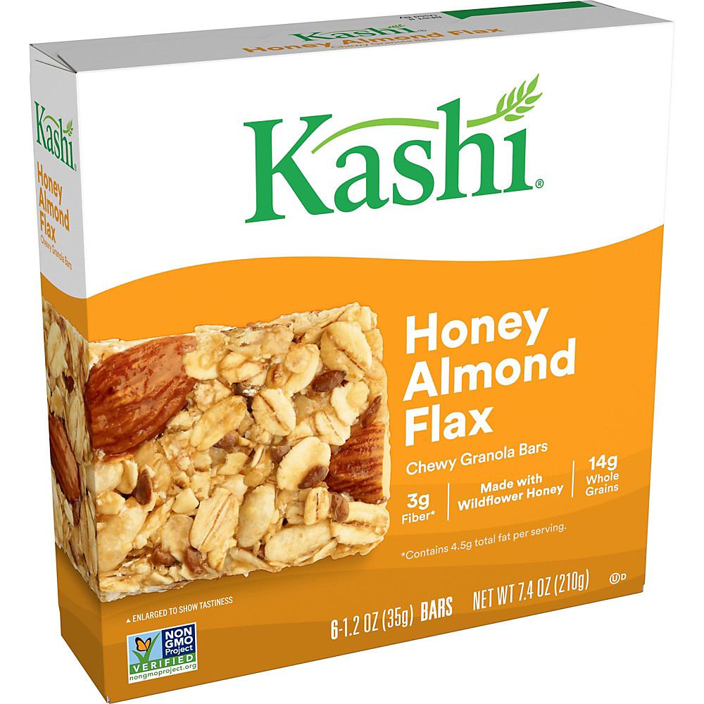 Calories in Kashi Chewy Granola Bars Honey Almond Flax, 6 ct, 7.4 oz