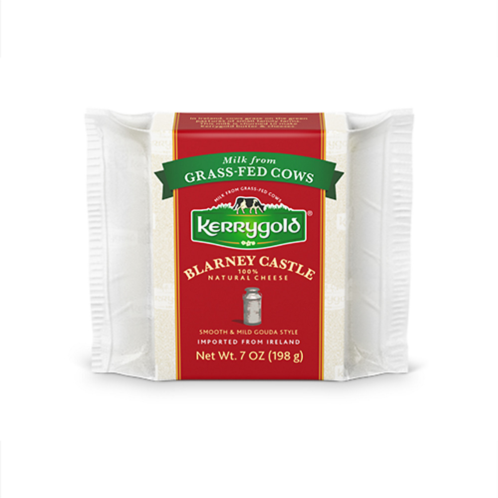 Calories in Kerrygold Grass-Fed Blarney Castle Irish Cheese, 7 oz