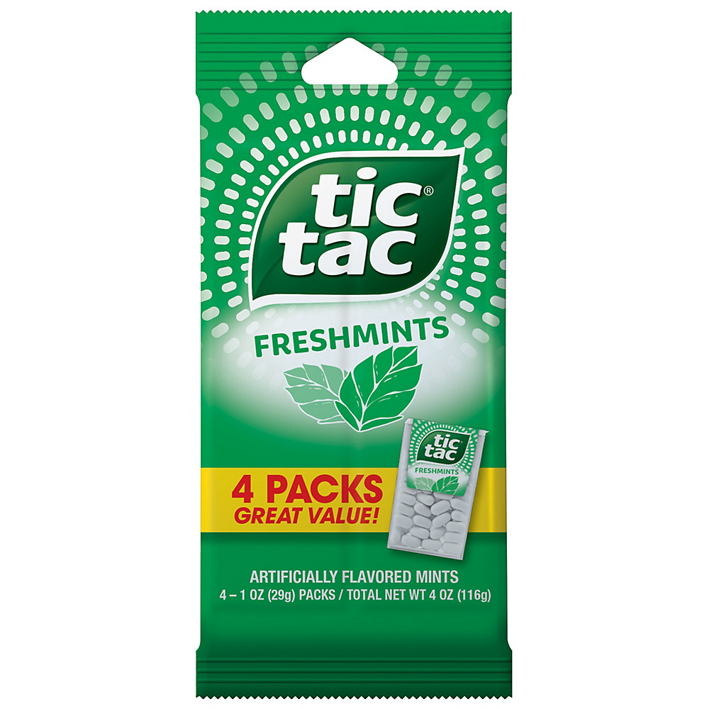 Calories in Tic Tac Big Packs Freshmints, 4 pk