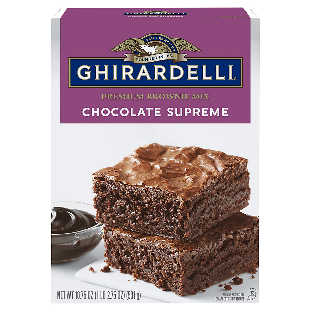 Calories in Ghirardelli Chocolate Supreme Brownie Mix, 18.7 oz