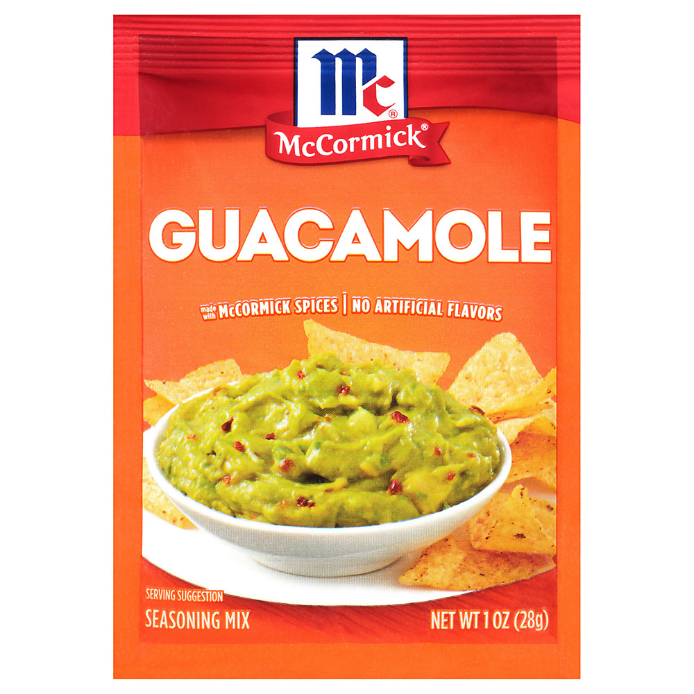Calories in McCormick Guacamole Seasoning Mix, 1 oz