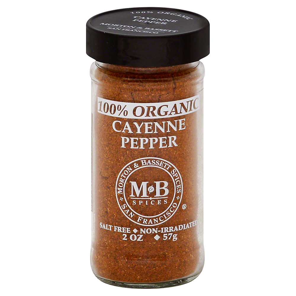 Calories in Morton & Bassett 100% Organic Cayenne Pepper, 2 oz
