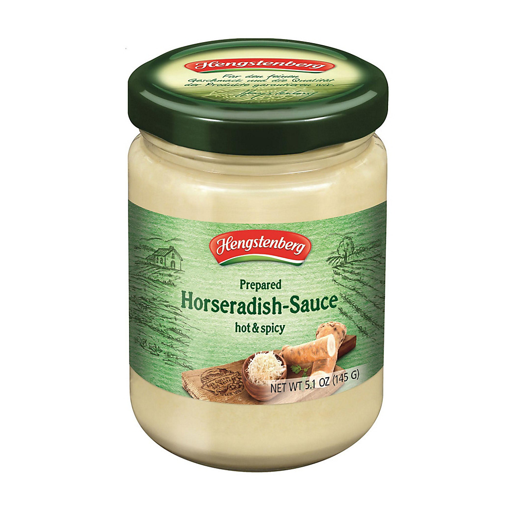 Calories in Hengstenberg Prepared Hot and Spicy Horseradish, 5.1 oz