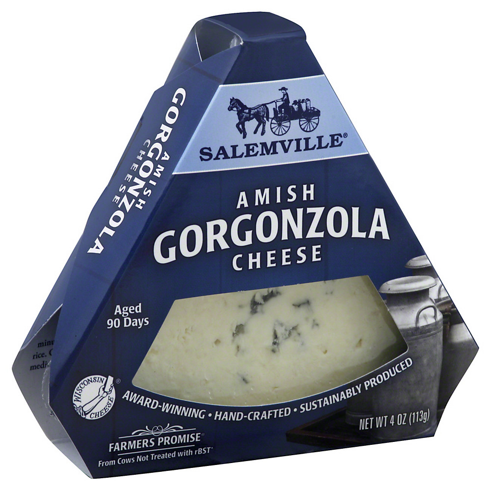Calories in Salemville Amish Gorgonzola Cheese, 4 oz