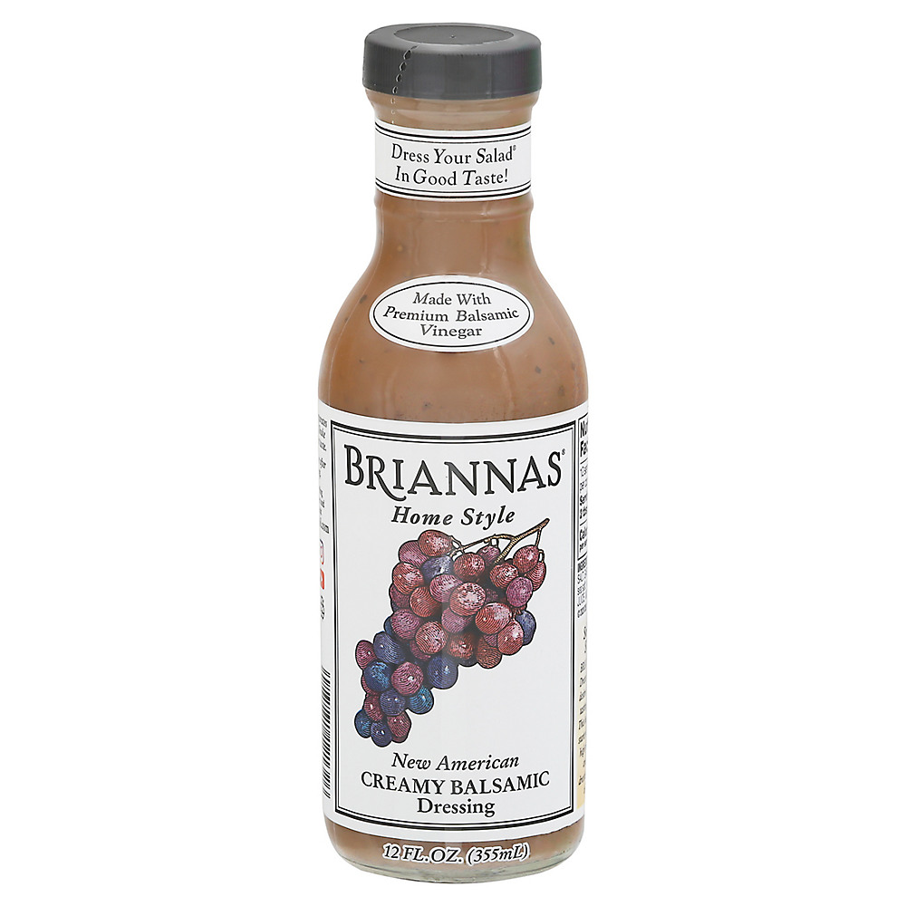 Calories in Brianna's Home Style Creamy Balsamic Dressing, 12 oz