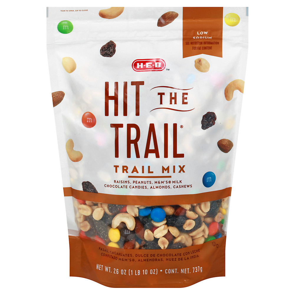 Calories in H-E-B Hit The Trail Mix, 26 oz